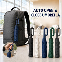 Umbrella opening automatically at the press of a button