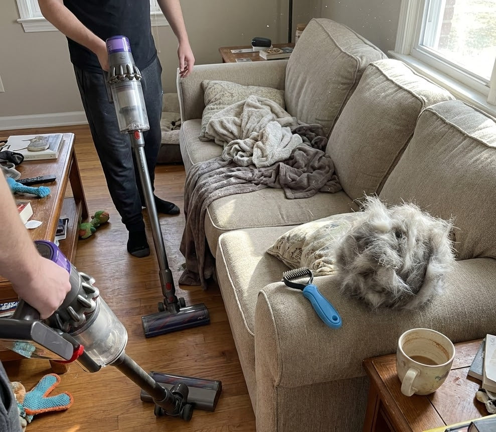 Less Vaccuming