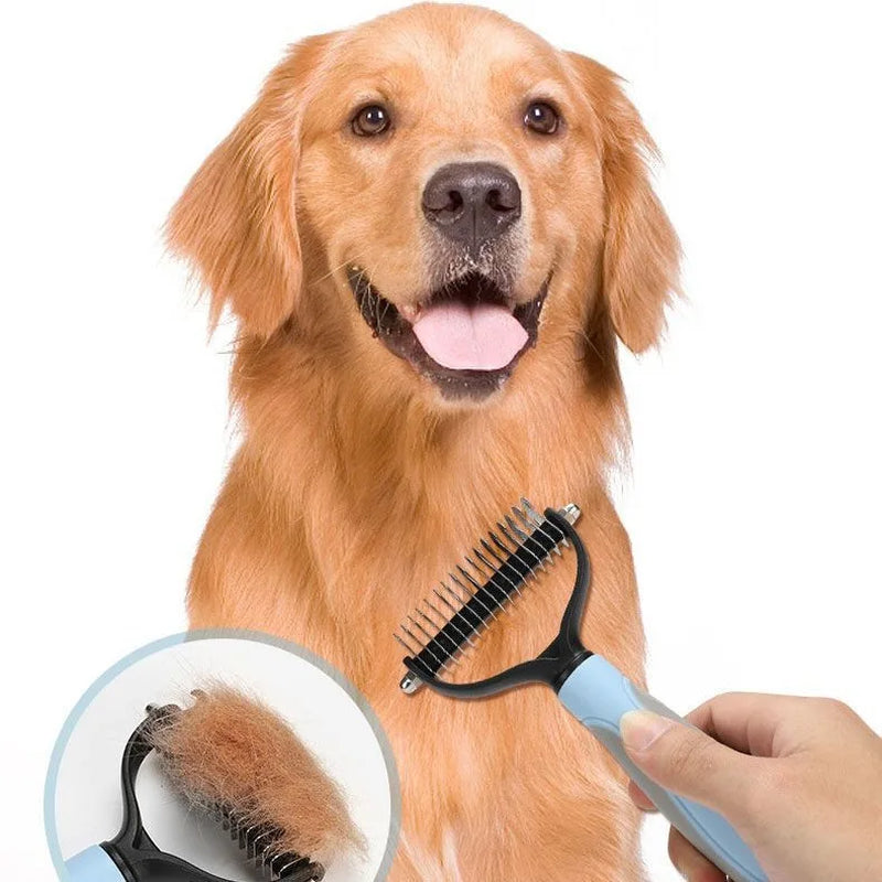 Pet Deshedding Brush Dog Hair Cats Comb Brush for Dog Grooming Shedding Supplies Short Hair Puppy Brush Large Dog Comb