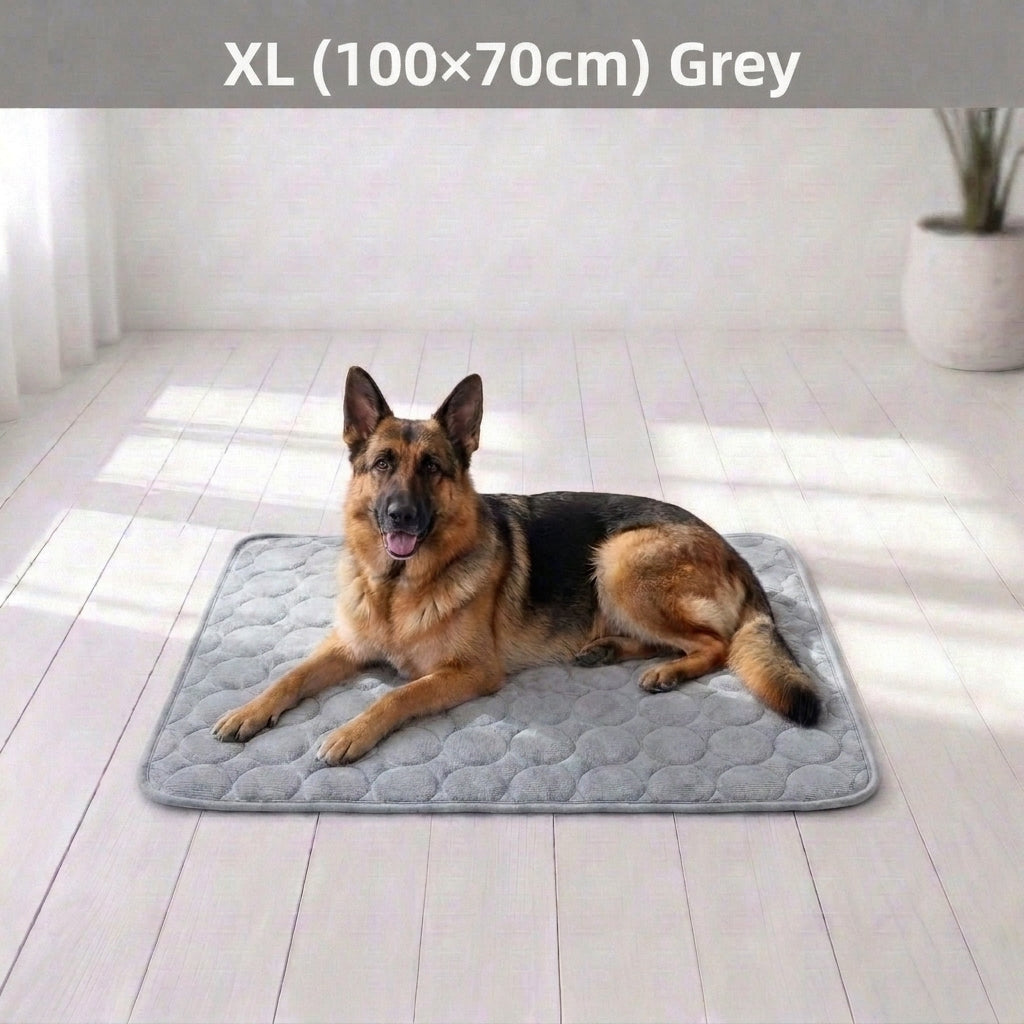 Summer Pet Ice Pad Cool Sleeping Mat Breathable Ice Silk Washable Pet Bed Durable Dog Cat Cushion Pet Supplies for Home Outdoor
