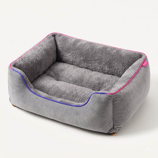 Cozy Cave Pet Bed - Orthopedic Bolster Bed for Dogs and Cats