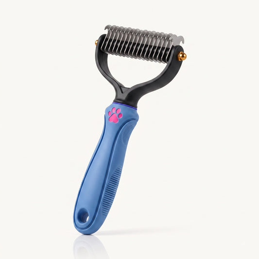 Pet Deshedding Brush - Grooming Tool for Dogs and Cats