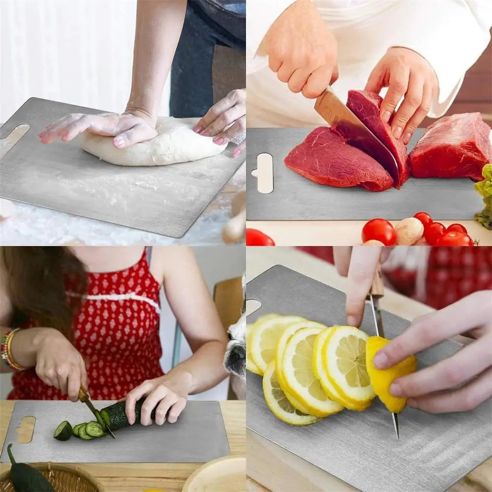 Professional Grade Stainless Steel Cutting Board