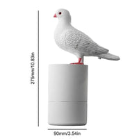 Automatic Soap Dispenser Cute Pigeon Touchless Foaming Soap Dispenser 300Ml Electric Foam Soap Dispenser for Bathroom Kitchen