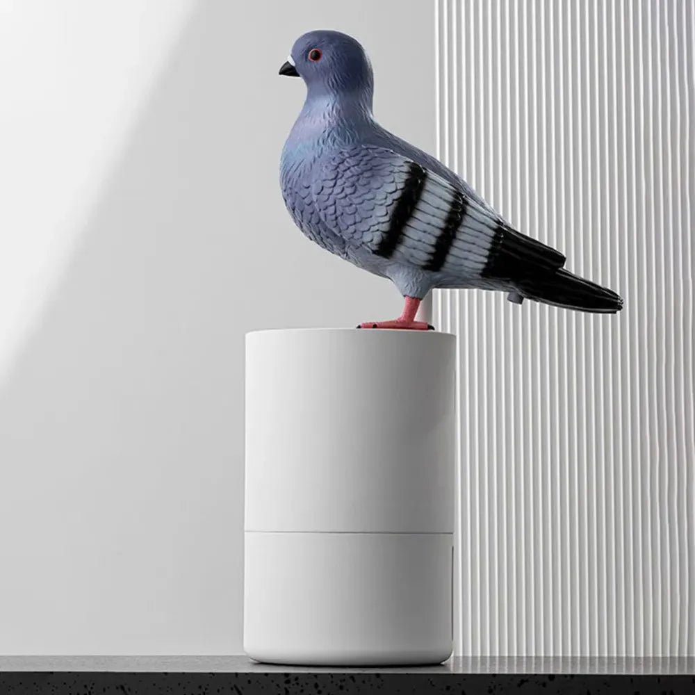 Automatic Soap Dispenser Cute Pigeon Touchless Foaming Soap Dispenser 300Ml Electric Foam Soap Dispenser for Bathroom Kitchen