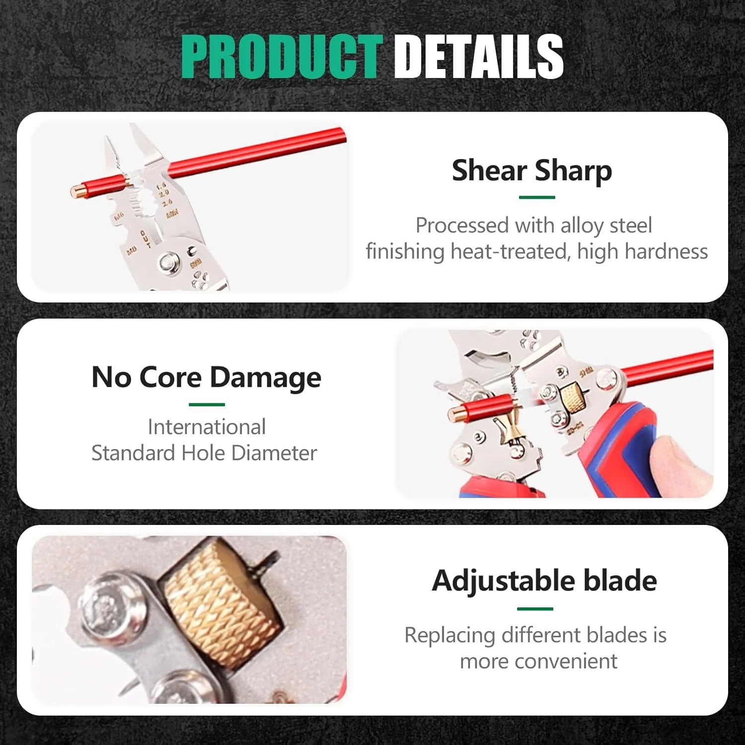 13 in 1 Foldable Wire Stripper, 2025 Folding Efficient Electrician Stripping Plier,Tool for Cutting and Pulling Pliers