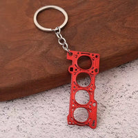 Creative Gear Head Keychain Speed Gearbox Keyring for Car Key Turbo Hub Brake Disc Pendant Shock Absorber Keys Holder Chain Ring