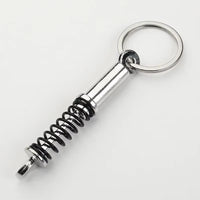 Creative Gear Head Keychain Speed Gearbox Keyring for Car Key Turbo Hub Brake Disc Pendant Shock Absorber Keys Holder Chain Ring