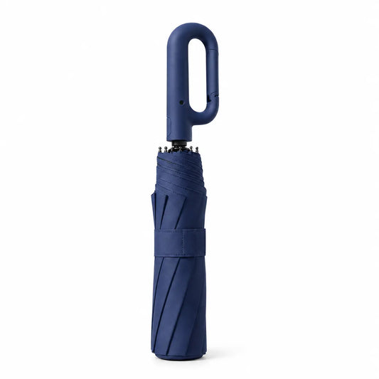 Automatic folding travel umbrella, compact and windproof