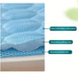 Summer Pet Ice Pad Cool Sleeping Mat Breathable Ice Silk Washable Pet Bed Durable Dog Cat Cushion Pet Supplies for Home Outdoor